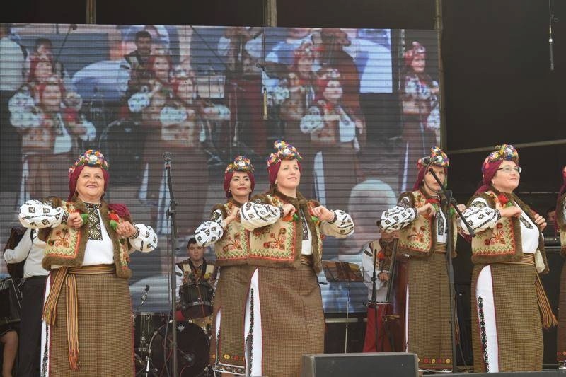 Кадр з концерту фестивалю "Гуцульська бриндзя"