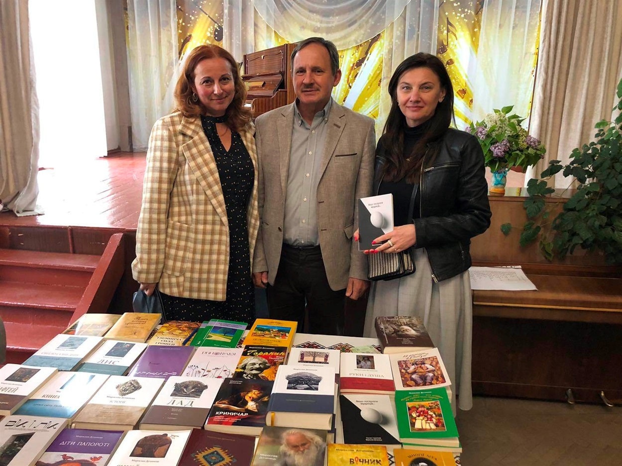 Мирослав Дочинець представив свої книжки у Рахові